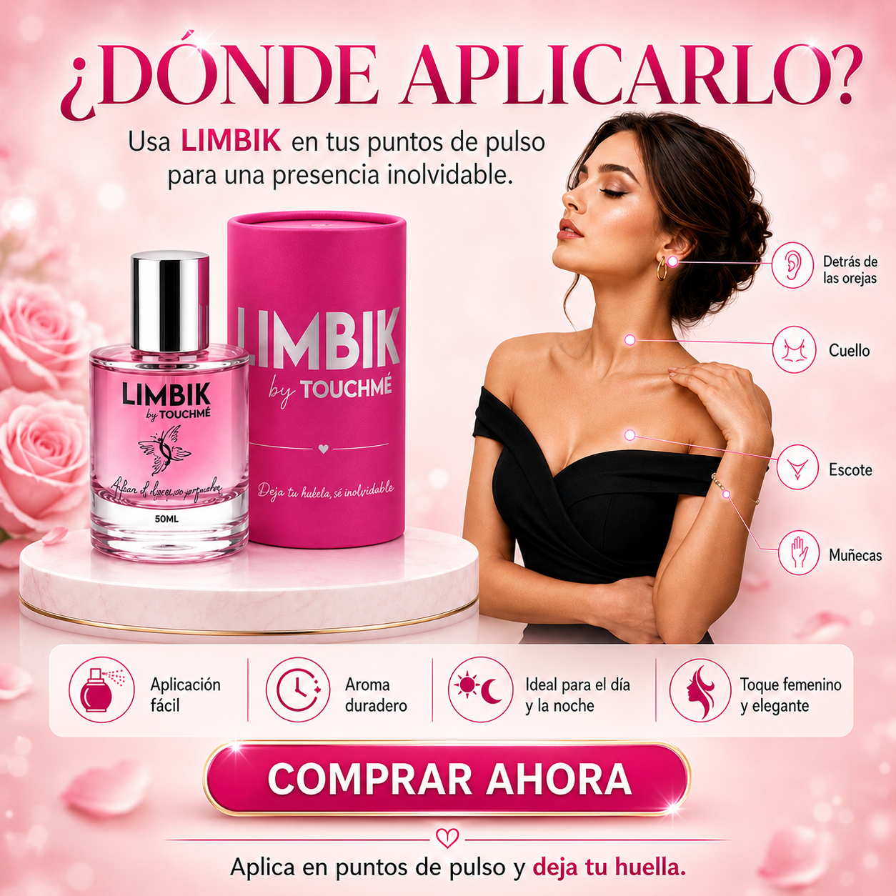 Feromona Sin Aroma Mujer LIMBIK 30ML.