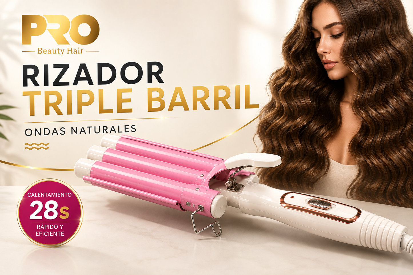 RIZADORA WAFLERA PARA CABELLO 20MM