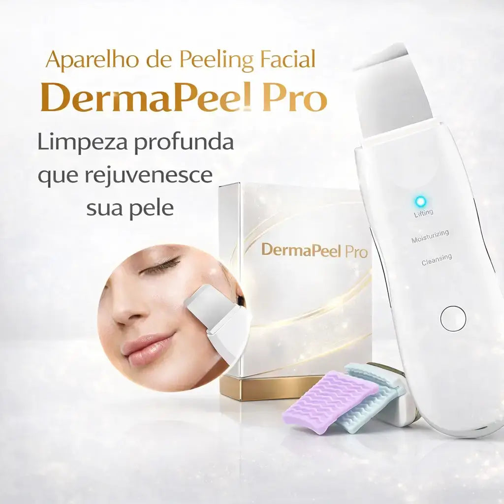 Aparelho de Peeling Facial | DermaPeel Pro - Limpeza profunda que rejuvenesce sua pele