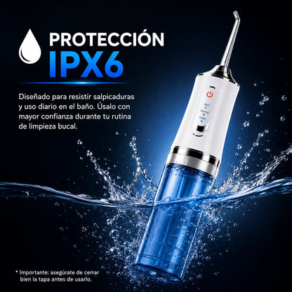 AquaLume™ — Limpieza Profunda Entre Dientes en Segundos