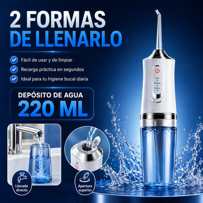AquaLume™ — Limpieza Profunda Entre Dientes en Segundos